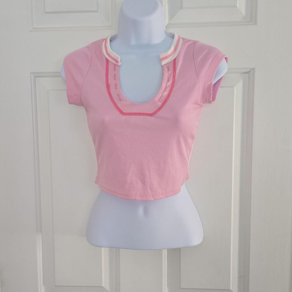Amazon-essentials Women's Pink Crop-top